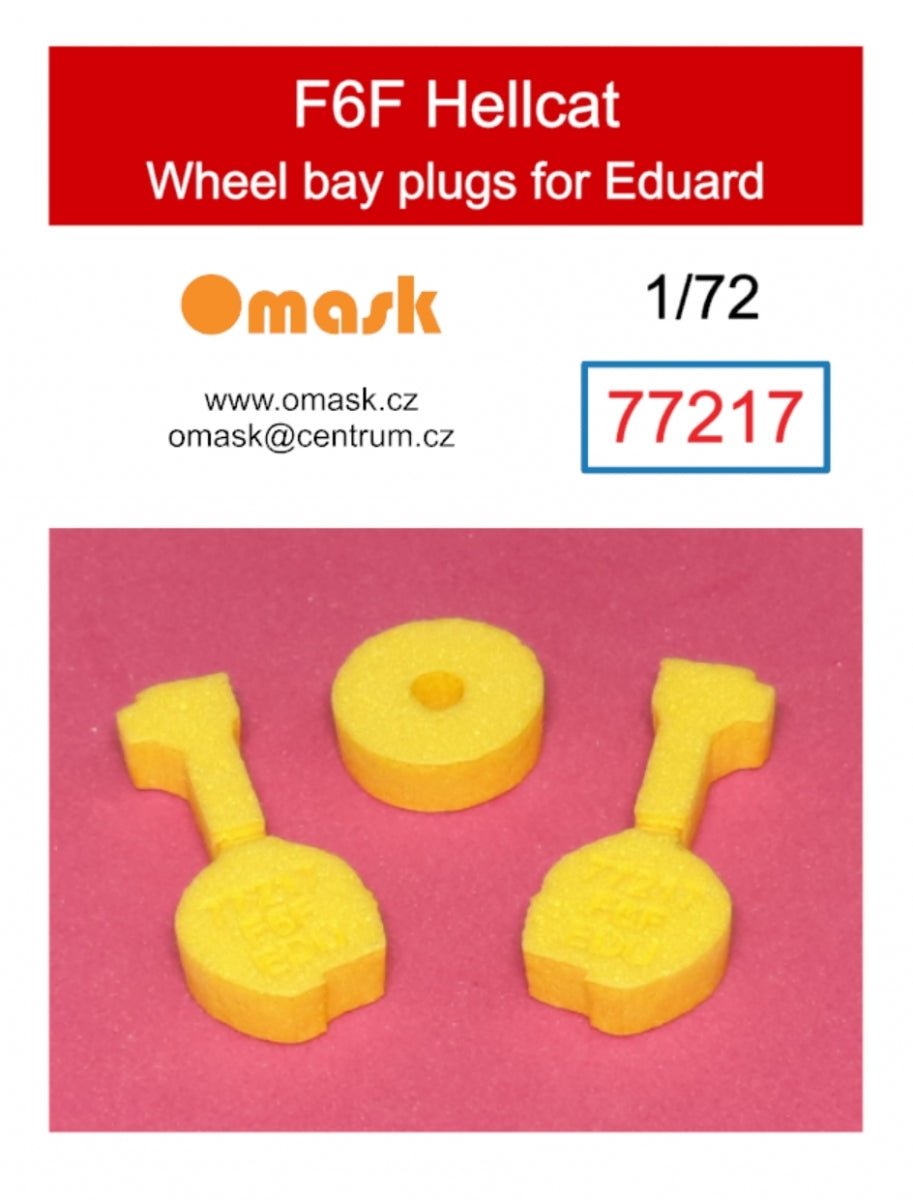 Omask 77217 F6F Hellcat wheel bay plugs (for Eduard) 1/72