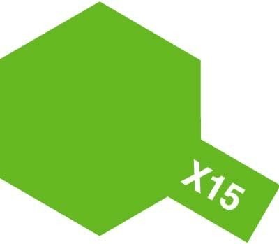 Tamiya X-15 Light Green (81515) Acrylic paint 10ml – obrázek 2