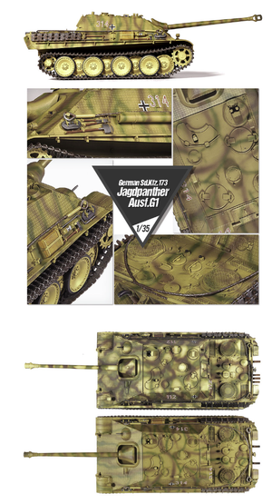 Academy 13539 German Sd.Kfz. 173 Jagdpanther Ausf.G1 1/35 – Bild 4