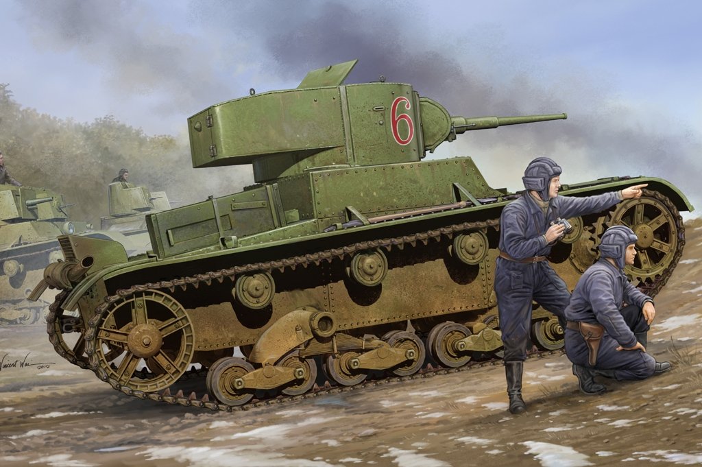 Hobby Boss 82495 Char d'infanterie léger soviétique T-26 Mod.1933 (1/35)