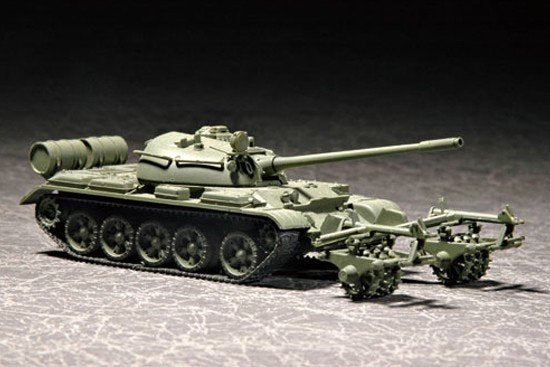 Trumpeter 07283 T-55 with KMT-5 1/72
