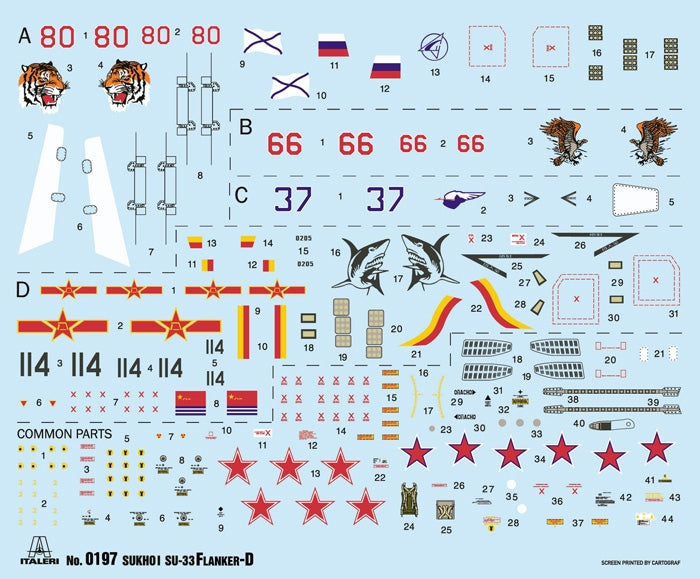 Italeri 0197 SU-33D Flanker-D 1/72 – Bild 6