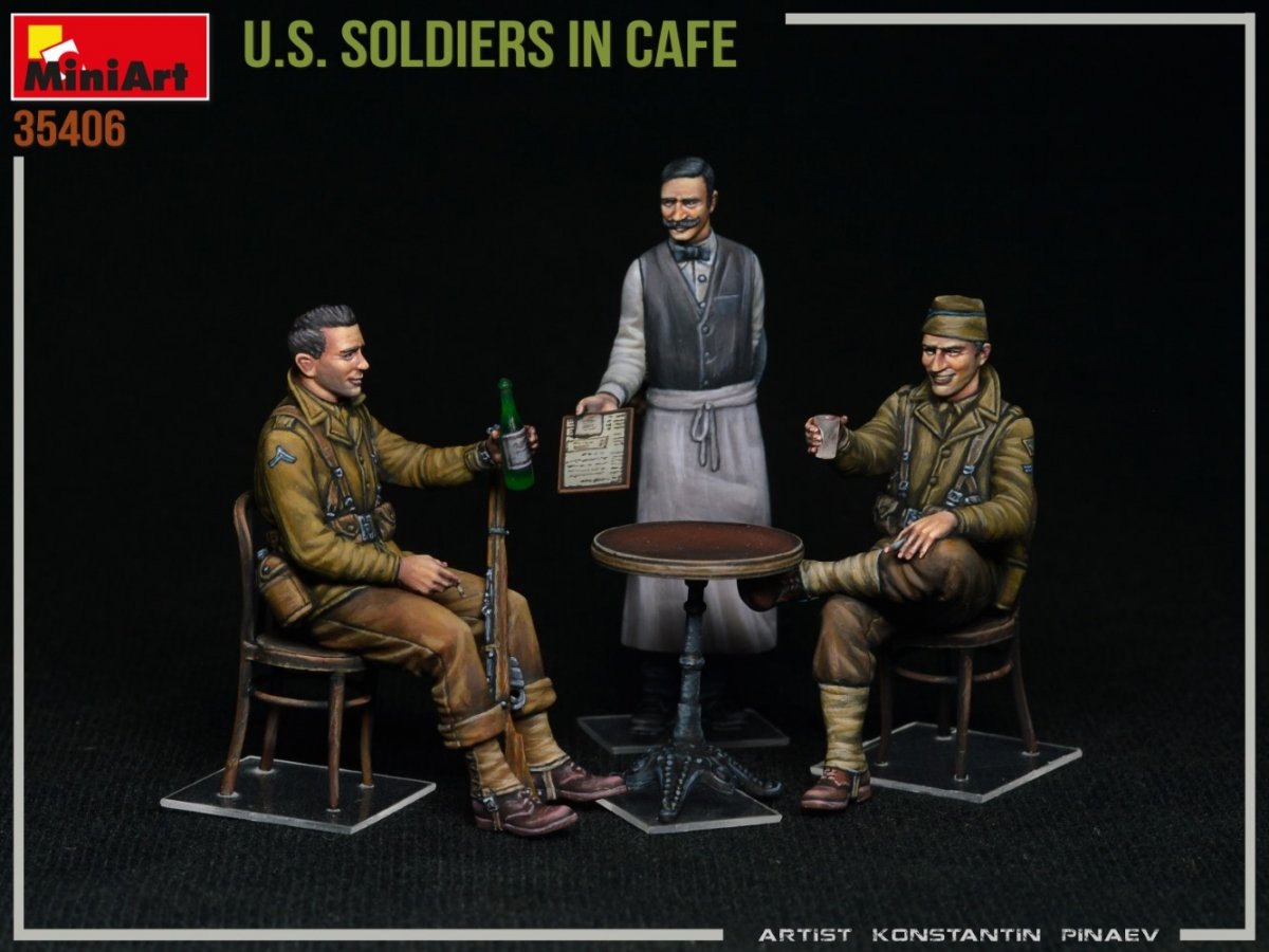 MiniArt 35406 US SOLDIERS IN CAFE 1/35 – image 2