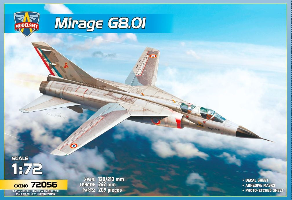 Modelsvit 72056 Mirage G8.01 1/72 – Bild 2