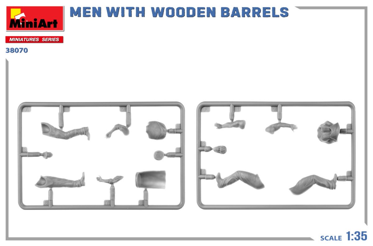 MiniArt 38070 MEN WITH WOODEN BARRELS 1/35 – Bild 7