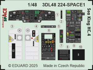 Eduard 3DL48224 Sea King HC.4 SPACE AIRFIX 1/48 – image 3