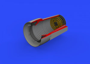 Eduard 648302 Crusader exhaust nozzle EDUARD, HASEGAWA 1/48 – obrázek 4