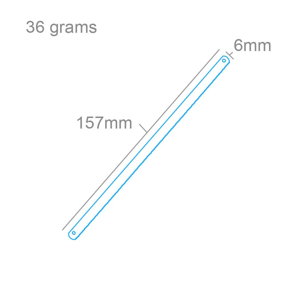 Modelcraft PSA5042-B Junior Hacksaw Blades x 10 – imagen 2