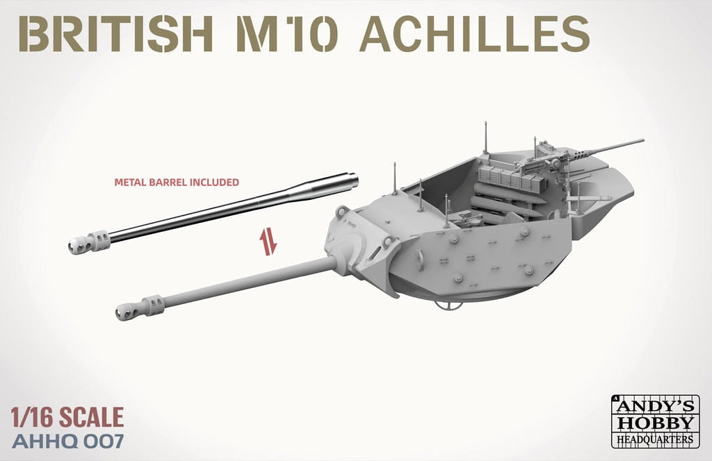 Andy&amp;#39;s Hobby Headquarters AHHQ-007 British M10 &amp;quot;Achilles&amp;quot; IIc Tank Destroyer 1/16 – Bild 4