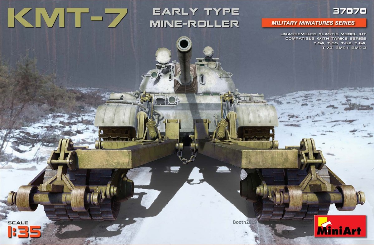 MiniArt 37070 KMT-7 EARLY TYPE MINE-ROLLER 1/35
