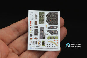 Quinta Studio QD32245 N1K2-J Shidenkai 3D-Printed &amp;amp; colored Interior on decal paper (Hasegawa) 1/32 – obrázek 3