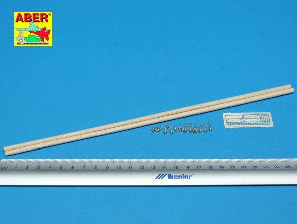 Aber 35D08 Telegraph - pillar set for 2 cross bars with 4 insulators each 1/35 – Bild 2