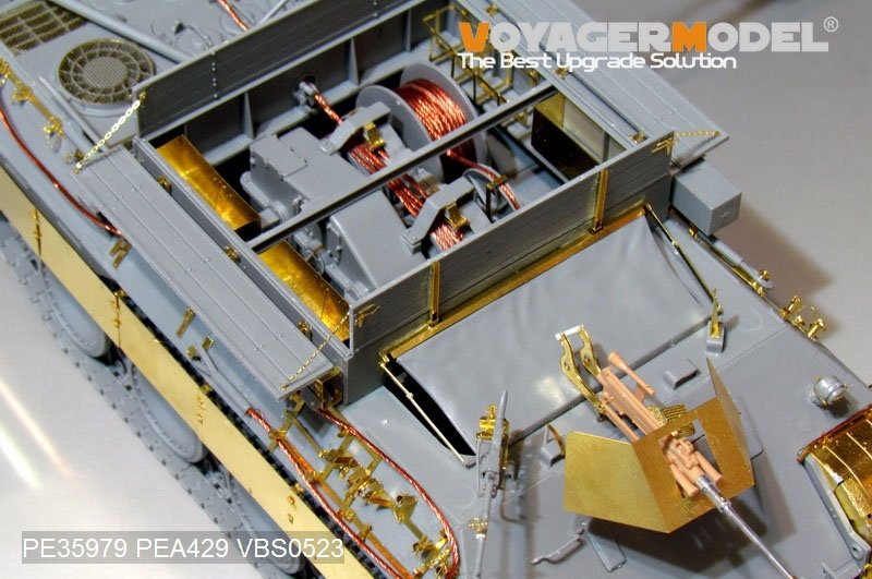 Voyager Model PE35979 WWII German Bergepanther Ausf.A (Early type,Panther A tool holders) Basic For TAKOM 2101 1/35 – Bild 10