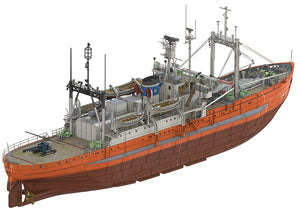 Hasegawa HP001 Antarctic research ship Soya Second Antarctic expedition 1/250 – image 12