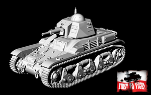 First To Fight PL096 Renault R39 with 37mm SA38 gun 1/72 – Bild 5