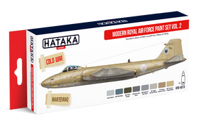 Hataka HTK-AS73 Modern Royal Air Force paint set vol. 2 (8x17ml)