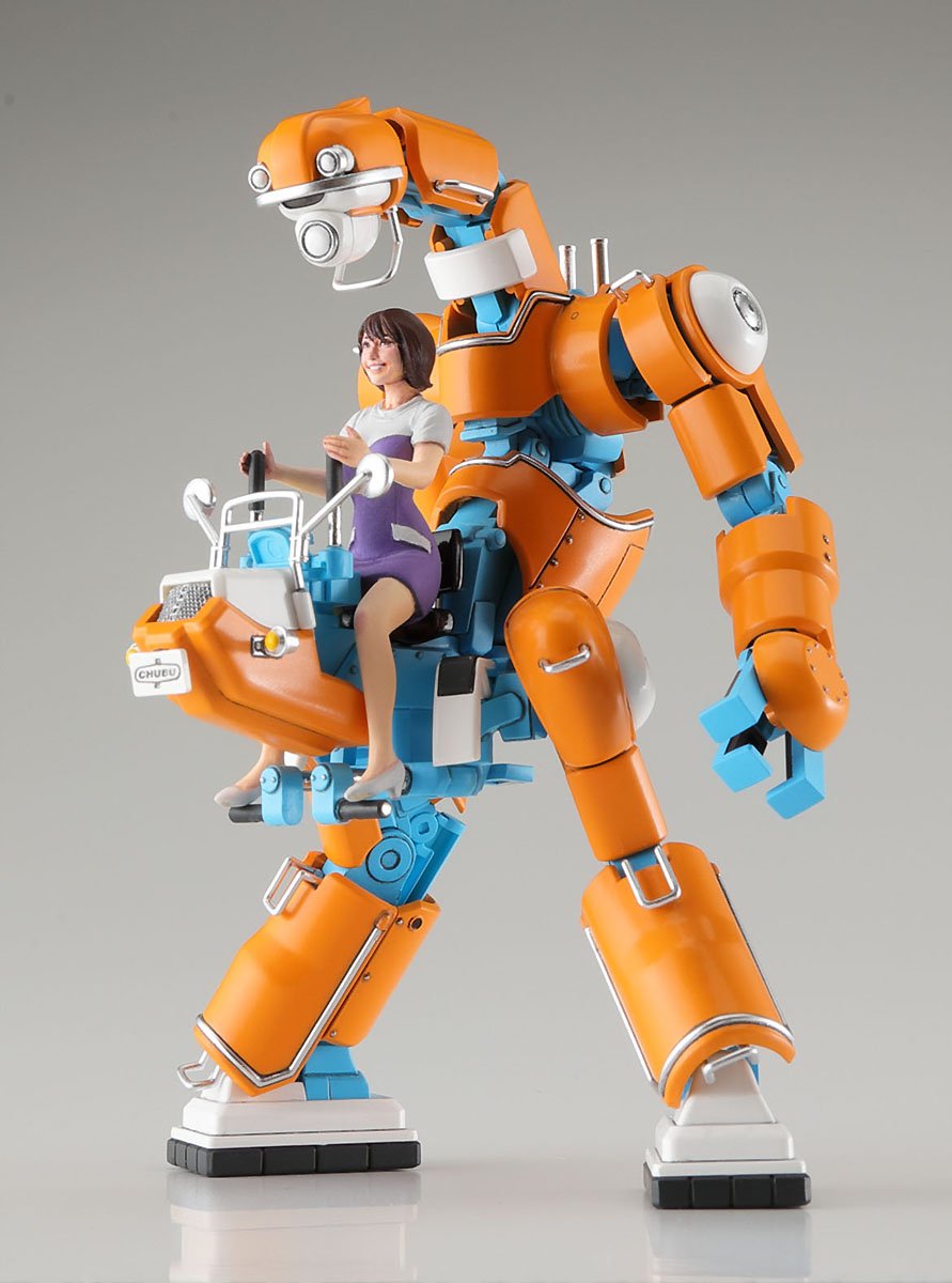 Hasegawa 64791 CHUBU 01 &amp;quot;Orange &amp;amp; Sky Blue&amp;quot; Lightweight Mechatrobot 1/35 – Bild 6