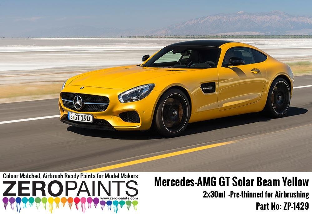 Zero Paints ZP-1429 Mercedes-AMG GT Solar Beam Yellow Paint Set 2x30ml