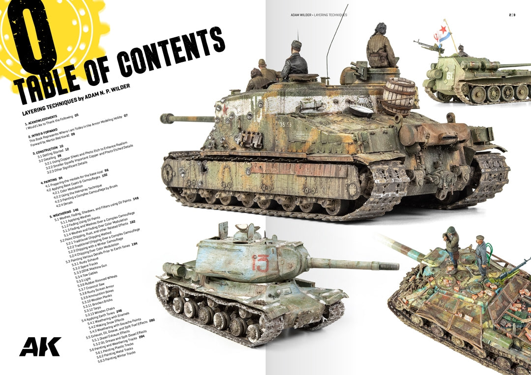 AK Interactive AK130009 ADAM WILDER – MODELING THEORETICAL SOVIET SUBJECTS OF THE GREAT PATRIOTIC WAR – LAYERING TECHNIQUES (English)