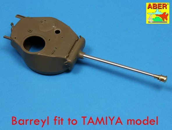 Aber 35L-137 US 76 mm M1A2 barrel with muzzle brake for Sherman M4 &amp;amp; M-18 Hellcat (1/35) – image 12