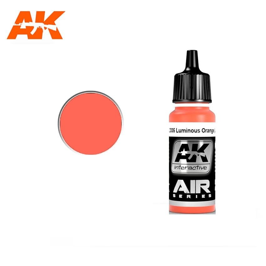 AK Interactive AK2171 RAL 2005 ORANGE LUMINEUX (LEUCHTORANGE) 17ml 
