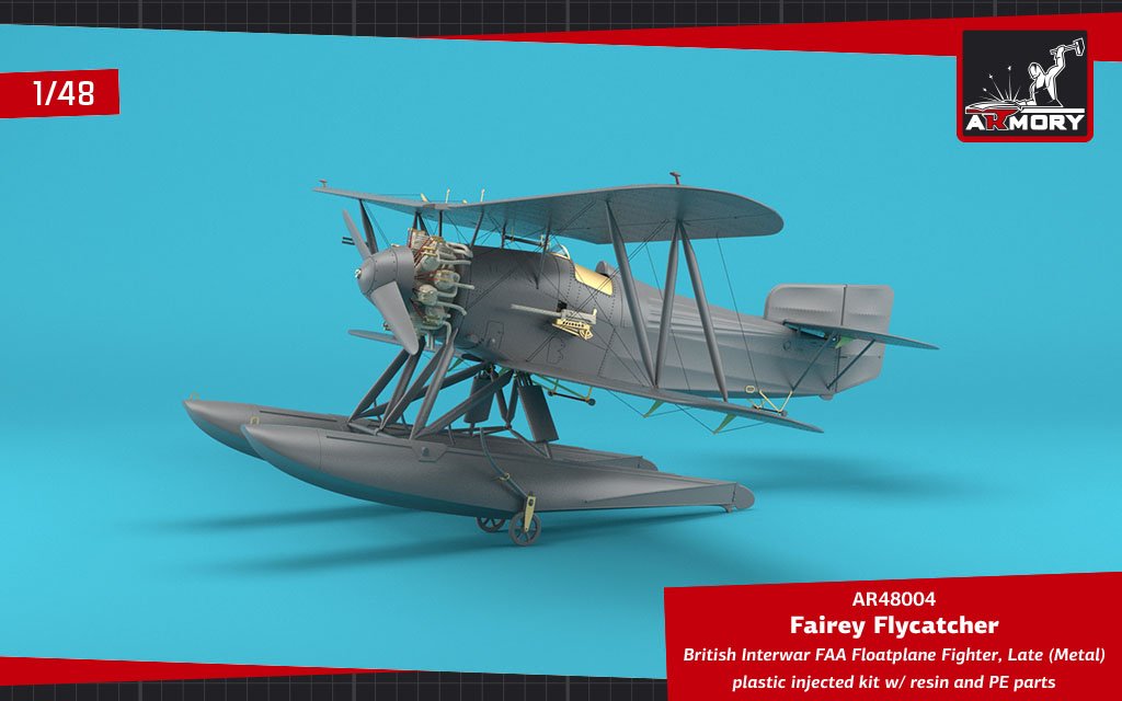 Armory Models 48004 Fairey Flycatcher British Interwar FAA Floatplane Fighter, Late (Metal) 1/48 – immagine 22