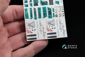 Quinta Studio QD48027 MiG-31B 3D-Printed &amp;amp; colored Interior on decal paper (for AMK kit) 1/48 – Bild 4