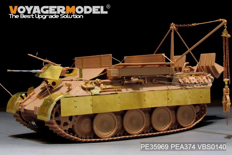 Voyager Model PE35969 WWII German Bergepanther Ausf.A (Early type,Panther A tool holders) Basic For MENG SS-015 1/35 – obrázek 2