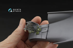 Quinta Studio QD32255 Curtiss H-75 Hawk 3D-Printed &amp;amp; colored Interior on decal paper (Special Hobby) 1/32 – imagen 8