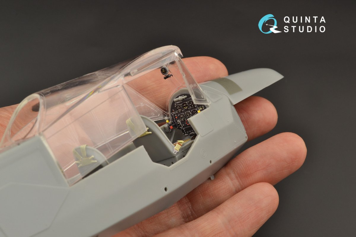Quinta Studio QD32094 Fi 156C 3D-Printed &amp;amp; colored Interior on decal paper (Hasegawa) 1/32 – image 10