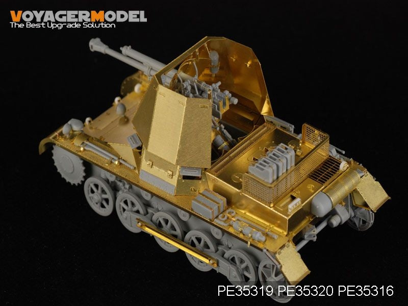 Voyager Model PE35319 WWII German 47mm PaK(t) Panzerjager I Basic For DRAGON 6230 1/35 – immagine 2