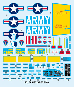Trumpeter 05111 UH-1B Huey 1/35 – obrázek 10