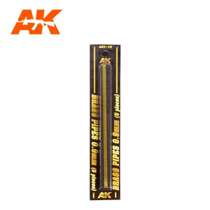 AK Interactive AK9108 BRASS PIPES 0.9MM Ø. 5 UNITS. – obrázek 2