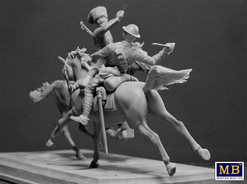 Master Box 35184 British and German Cavalrymen, WWI era – immagine 5