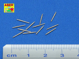Aber 350L-03 Set of 12 pcs 127mm type 89 A/A short barrels for Japan ships 1/350 – image 2