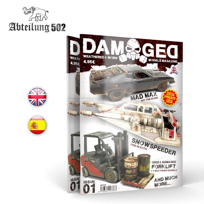 ABTEILUNG 502 ABT701 - Numéro endommagé 01 - Magazine Weathered &amp; Worn Models (ANGLAIS) 