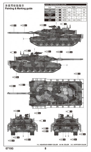 Trumpeter 07193 Leopard2A6M CAN MBT 1/72 – zdjęcie 4