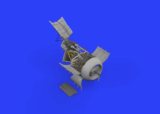 Eduard 648440 Fw 190A-8/ R2 engine &amp;amp; fuselage guns 1/48 EDUARD – Bild 4