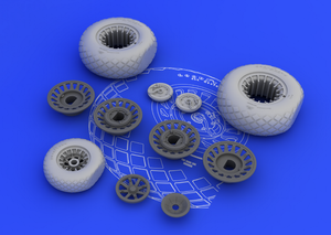 Eduard 632014 B-25H/ J wheels 1/32 HK MODELS – zdjęcie 2