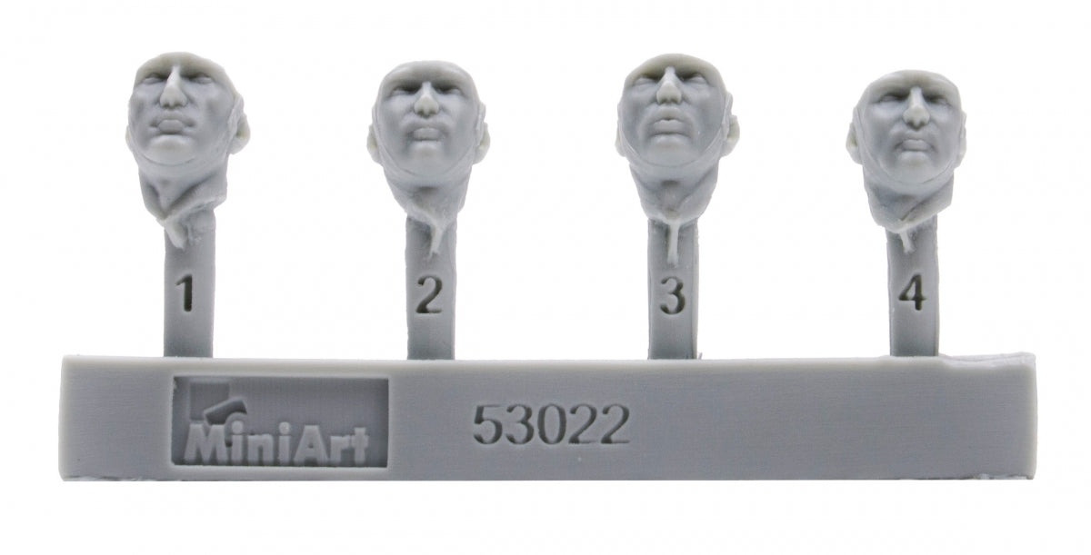 MiniArt 53022 GERMAN TANK RIDERS SET 1. RESIN HEADS 1/35 – zdjęcie 2