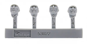 MiniArt 53022 GERMAN TANK RIDERS SET 1. RESIN HEADS 1/35 – zdjęcie 2