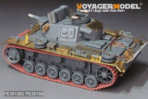 Kit d&amp;#39;amélioration de base pour troupes Pz.KPfw. III Ausf Afrique du Nord (Seconde Guerre mondiale) - Voyager Model PE351262 - Compatible avec les maquettes DRAGON 6431/6956 au 1/35  – image 5