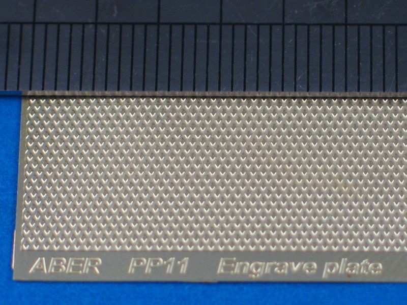 Aber PP11 Engrave plate (88 x 57mm) - pattern 11