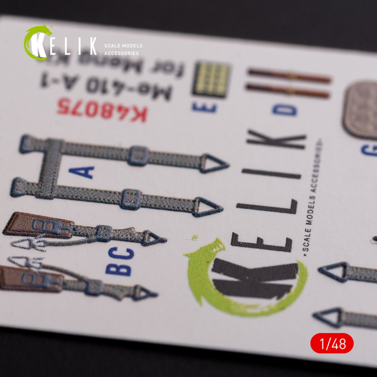 KELIK K48075 Messerschmitt Me-410 A1 interior 3D decals for Meng Model kit 1/48 – Bild 8