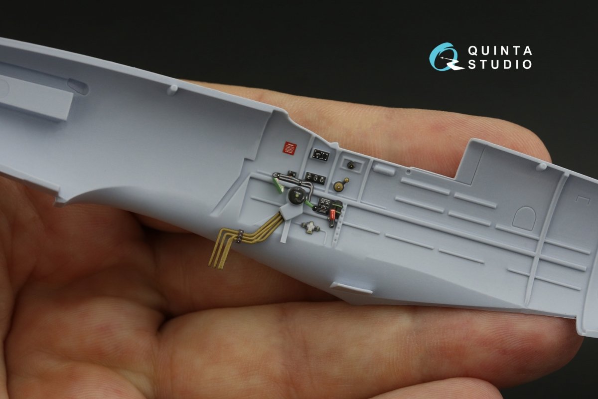 Quinta Studio QD48144 Spitfire PR.XIX 3D-Printed &amp;amp; colored Interior on decal paper (Airfix) 1/48 – image 11