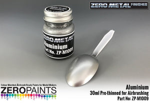 Zero Paints ZP-M1009 Aluminum Paint Zero Metal Finishes 30ml