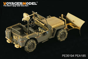 Voyager Model PEA185 WWII US Jeep Willys MB snow plow w/ tire chains (For TAMIYA /ITALIAN) 1/35 – image 4