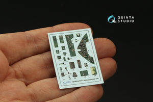 Quinta Studio QD48334 F4F-4 Wildcat 3D-Printed &amp;amp; colored Interior on decal paper (Tamiya) 1/48 – immagine 3