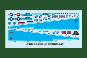 Hobby Boss 87271 U-2C Dragon Lady 1/72 – immagine 3