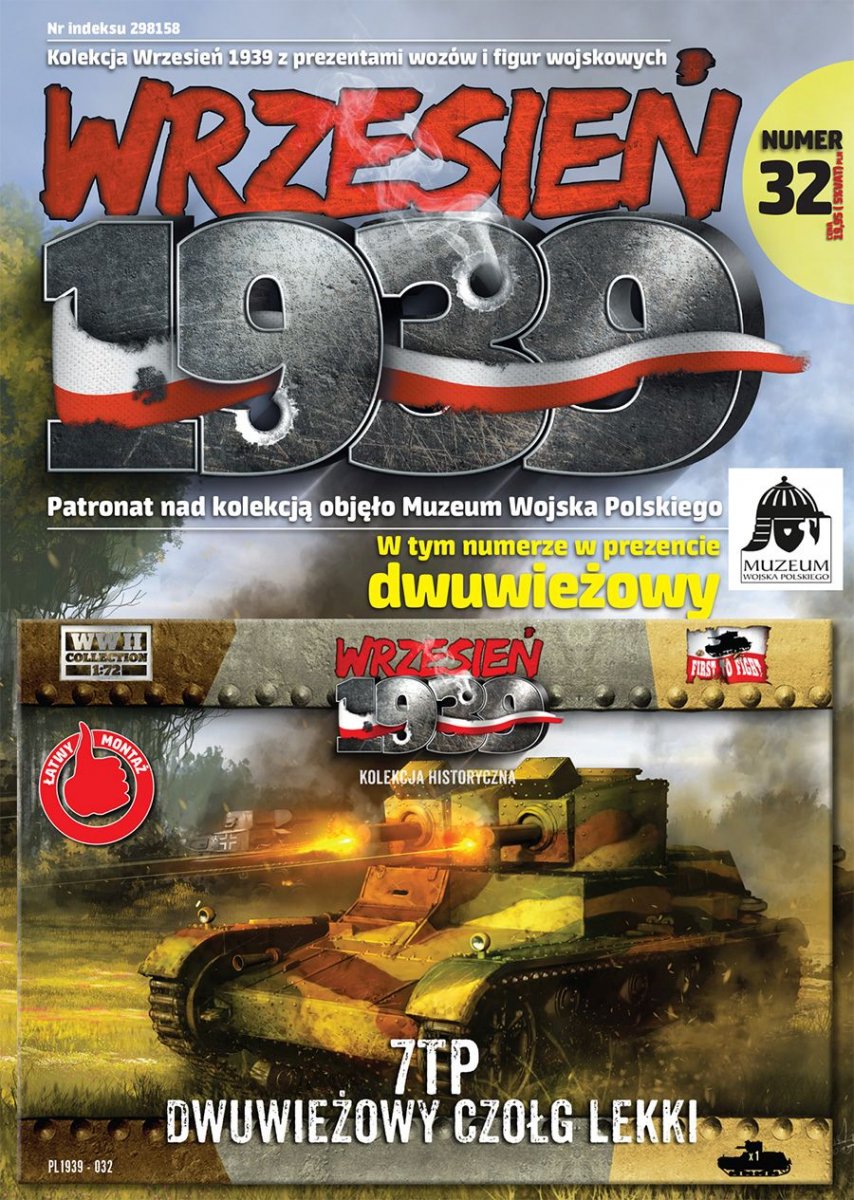 First to Fight PL032 7TP Twin-Turret Light Tank (1/72)